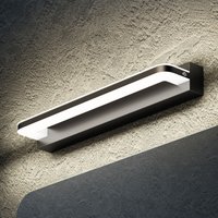 Spiegelleuchte 40cm LED Badlampe Spiegellampe, 4000K Badezimmer Lampe LED Wandleuchte Sandschwarz 9W SparkLuxe von DOPORRO