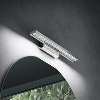Spiegelleuchte 40cm LED Badlampe Spiegellampe, 6000K Badezimmer Lampe LED Wandleuchte Chrom 9W Leuchtschein von DOPORRO