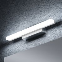 Spiegelleuchte 40cm LED Badlampe Spiegellampe, 6000K Badezimmer Lampe LED Wandleuchte Chrom 9W Spiegelstrahl von DOPORRO
