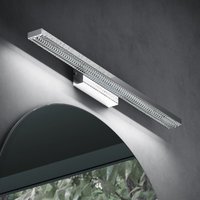 Doporro - Spiegelleuchte 60cm led Badlampe Spiegellampe, 6000K Badezimmer Lampe led Wandleuchte Chrom 14W Leuchtschein von DOPORRO