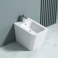 WC-Bidet S-Düren112 Weiß 55x36x41cm aus Keramik Stand-Bidet mit Überlauf - Weiß - Doporro von DOPORRO