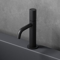 Doporro - Wasserhahn Bad Schwarz matt in modernem Design Waschtischarmatur für Waschbecken Mischbatterie Bad 20,7 cm hoch - Schwarz matt von DOPORRO