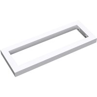 Doporro - Wandkonsole 40x2.5x15 cm rostfreie Edelstahl weiß Wandhalter rechteckig WH01 Träger Regalträger Regalhalter (1 Stück) von DOPORRO