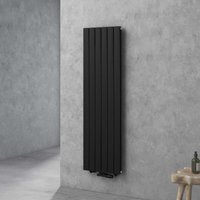 Doporro - Vertikal Badeizkörper Badheizung 160x46cm ‎Anthrazit Doppellagig Heizkörper Flachheizkörper Mittelanschluss Flach Paneelheizkörper 1540Watt von DOPORRO