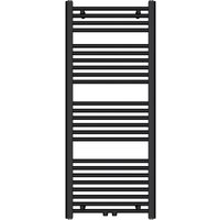 Design Badheizung gerade 120x60cm Anthrazit Röhrenheizkörper Horizontal Mittelanschluss Bad-Heizkörper - Doporro von DOPORRO