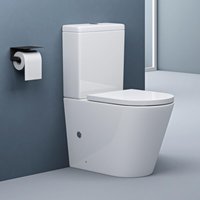 Design Stand wc 108T inkl. Softclose Absenkautomatik 36x63x82cm Stand-Toilette Weiß spülrandlos - Doporro Design Stand wc 108T inkl. Softclose Absenkautomatik 36x63x82cm Stand-Toilette Weiß spülrandlos - Doporro von DOPORRO