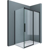 Duschkabine Rav12 Schwarz 80x140x195cm Eckdusche Rechts-oder Linkseinstieg ESG-Sicherheitsglas Klarglas Soft-Close inkl. Nano-Beschichtung - Doporro Duschkabine Rav12 Schwarz 80x140x195cm Eckdusche Rechts-oder Linkseinstieg ESG-Sicherheitsglas Klarglas Soft-Close inkl. Nano-Beschichtung - Doporro von DOPORRO