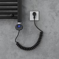 doporro Heizstab mit Thermostat 1000W – Elektro Heizpatrone aus Edelstahl mit LCD Bildschirmund und Stecker Temperaturregelung – Schwarz Heizelement doporro Heizstab mit Thermostat 1000W – Elektro Heizpatrone aus Edelstahl mit LCD Bildschirmund und Stecker Temperaturregelung – Schwarz Heizelement von DOPORRO