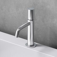 doporro Wasserhahn Bad Silber in modernem Design Waschtischarmatur für Waschbecken Mischbatterie Bad 20,7 cm hoch - Silber von DOPORRO