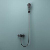 doporro edles Duschsystem mit Handbrause-Set Einhebelmischer inkl. Wasserstrahlarten Dusch-Set für Duschen & Badewannen von SOGOOD