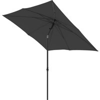 Doppler - Basic Push Up 210 x 210 cm Sonnenschirm 4 Farben Mittelmastschirm 452582 840 Anthrazit von Doppler