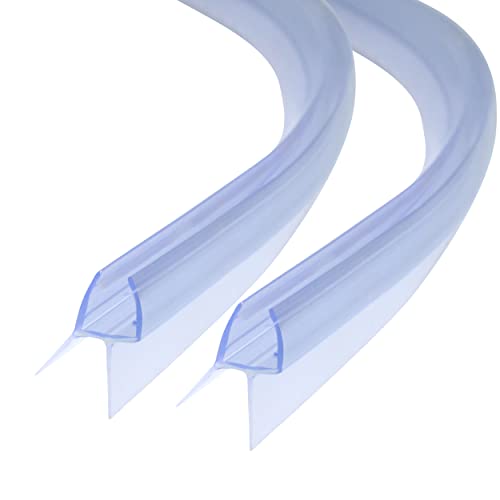 DOPPOSO Duschdichtung Gebogen 2 x 40cm Ersatzdichtung Dichtung für 6mm/ 7mm/ 8mm Glasdicke Vorgebogener Duschtürdichtung Schwallschutz für Badewanne und Runddusche Viertelkreisdusche DOPPOSO Duschdichtung Gebogen 2 x 40cm Ersatzdichtung Dichtung für 6mm/ 7mm/ 8mm Glasdicke Vorgebogener Duschtürdichtung Schwallschutz für Badewanne und Runddusche Viertelkreisdusche von DOPPOSO