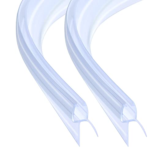 DOPPOSO Duschdichtung Vorgebogener 2 x 50cm Ersatzdichtung Dichtung Gebogen für 5mm/ 6mm Glasdicke Duschtürdichtung Schwallschutz für Badewanne Runddusche und Viertelkreisdusche DOPPOSO Duschdichtung Vorgebogener 2 x 50cm Ersatzdichtung Dichtung Gebogen für 5mm/ 6mm Glasdicke Duschtürdichtung Schwallschutz für Badewanne Runddusche und Viertelkreisdusche von DOPPOSO