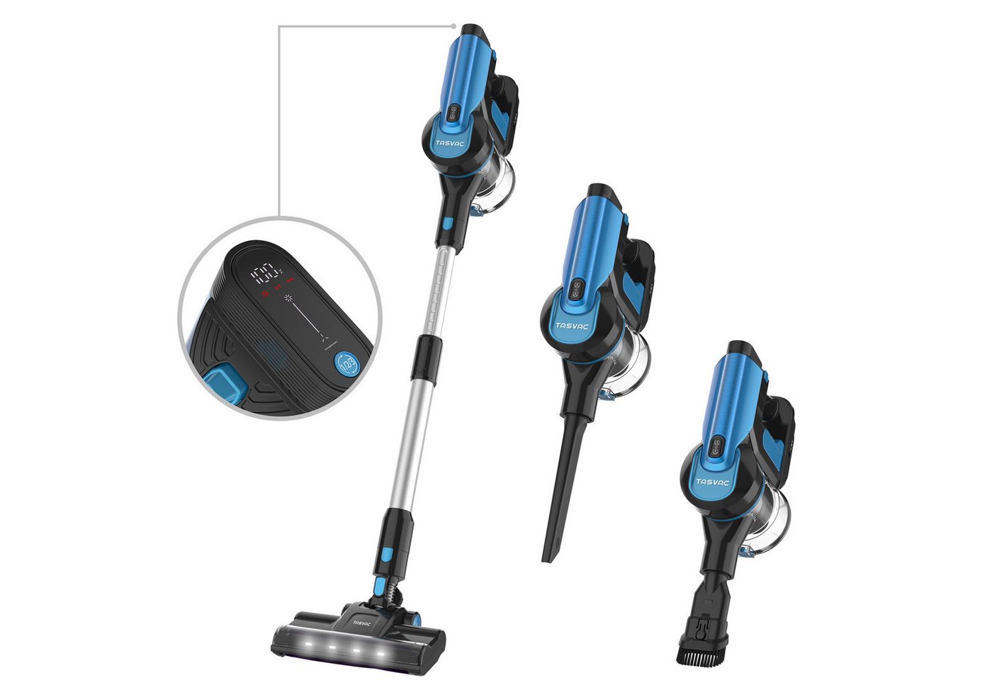 DOPWii Akku-Handstaubsauger Kabelloser Stabstaubsauger mit LED-Display und weicher Walzenbürste DOPWii Akku-Handstaubsauger Kabelloser Stabstaubsauger mit LED-Display und weicher Walzenbürste von DOPWii