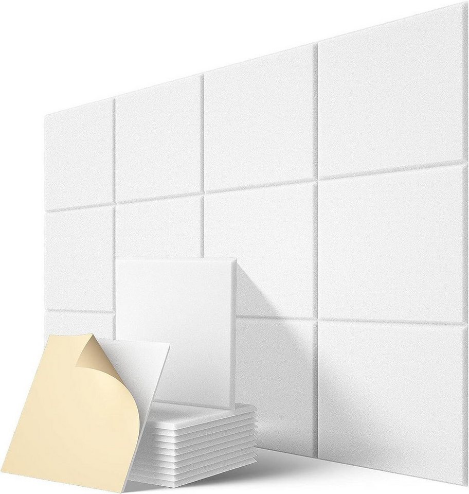 DOPWii Akustikplatte 12 Stück Akustikplatten Selbstklebend,Schalldichte Wandpaneel, 30*30cm, Akustikschaumstoff,Akustik Absorber Akustikpanel Schallschutzplatten DOPWii Akustikplatte 12 Stück Akustikplatten Selbstklebend,Schalldichte Wandpaneel, 30*30cm, Akustikschaumstoff,Akustik Absorber Akustikpanel Schallschutzplatten von DOPWii