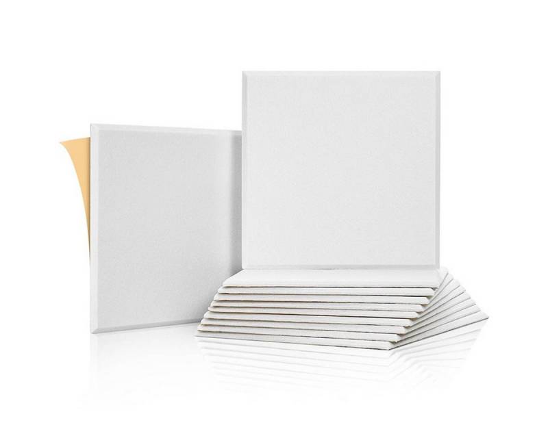 DOPWii Akustikplatte 12 Stück Akustikplatten Selbstklebend,Schalldichte Wandpaneel, 30*30cm, Akustikschaumstoff,Akustik Absorber Akustikpanel Schallschutzplatten von DOPWii