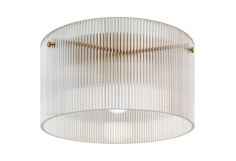 DOPWii Deckenleuchte Deckenlampe mit Acryllampenschirm, Metall, Halogen- und LED-kompatibel, Deckenleuchte modern Ø32 cm, Acryl & Metall, E27-Fassung von DOPWii