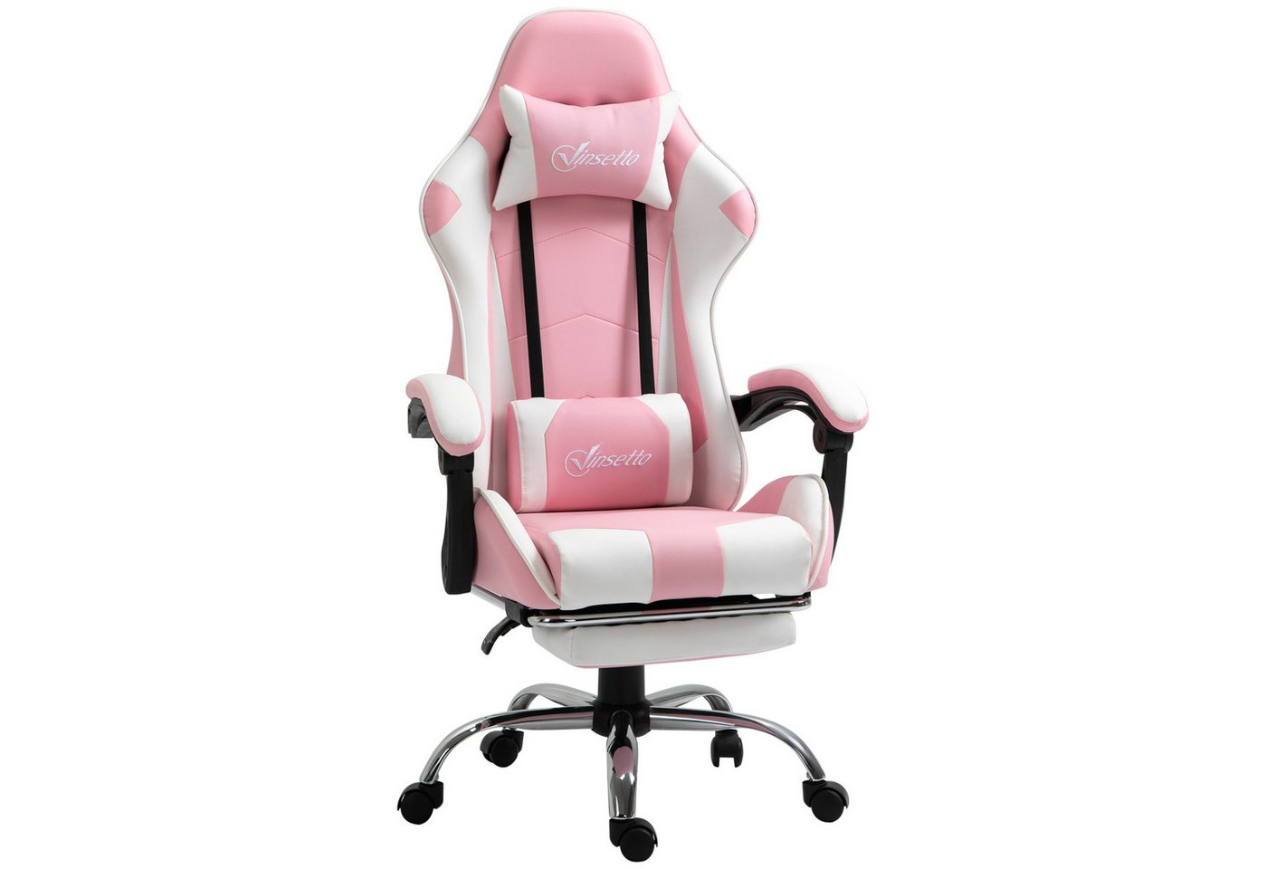 DOPWii Gaming-Stuhl Gamingstuhl Computerstuhl Ergonomischer Gamer Stuhl mit Kopfstütze, Lendenkissen Bürostuhl Höhenverstellbar 360°Drehbar Schaumstoff von DOPWii
