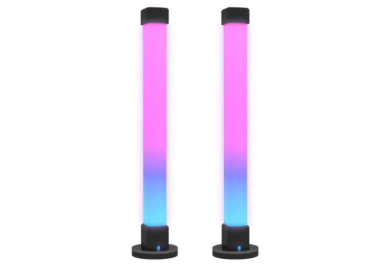 DOPWii LED Schreibtischlampe 2er-Set LED-Lampe, Tischlampe mit App- und Fernsteuerung, Farb-Modi, Musik-Synchronisation,Timer,Ambientebeleuchtung,Intelligente Steuerung von DOPWii