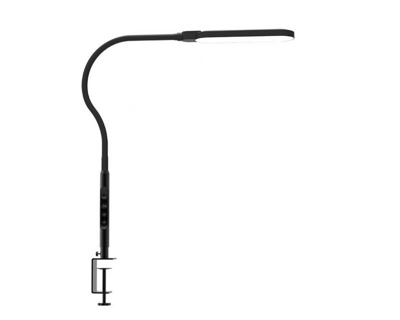 DOPWii LED Schreibtischlampe LED Schreibtischlampe, 116 LEDs Klemmlampe,5 Farbtemperaturen, LED fest integriert, 9 Helligkeitsstufen, Augenschutz Leselampe mit Adapter von DOPWii