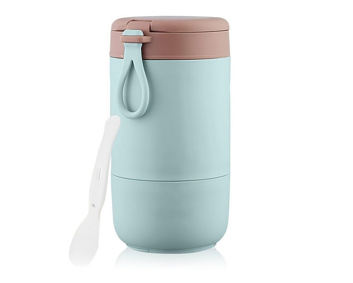 DOPWii Lunchbox 680ml MüSlibecher Becher,Doppelschicht ThermobehäLter mit Löffel DOPWii Lunchbox 680ml MüSlibecher Becher,Doppelschicht ThermobehäLter mit Löffel von DOPWii