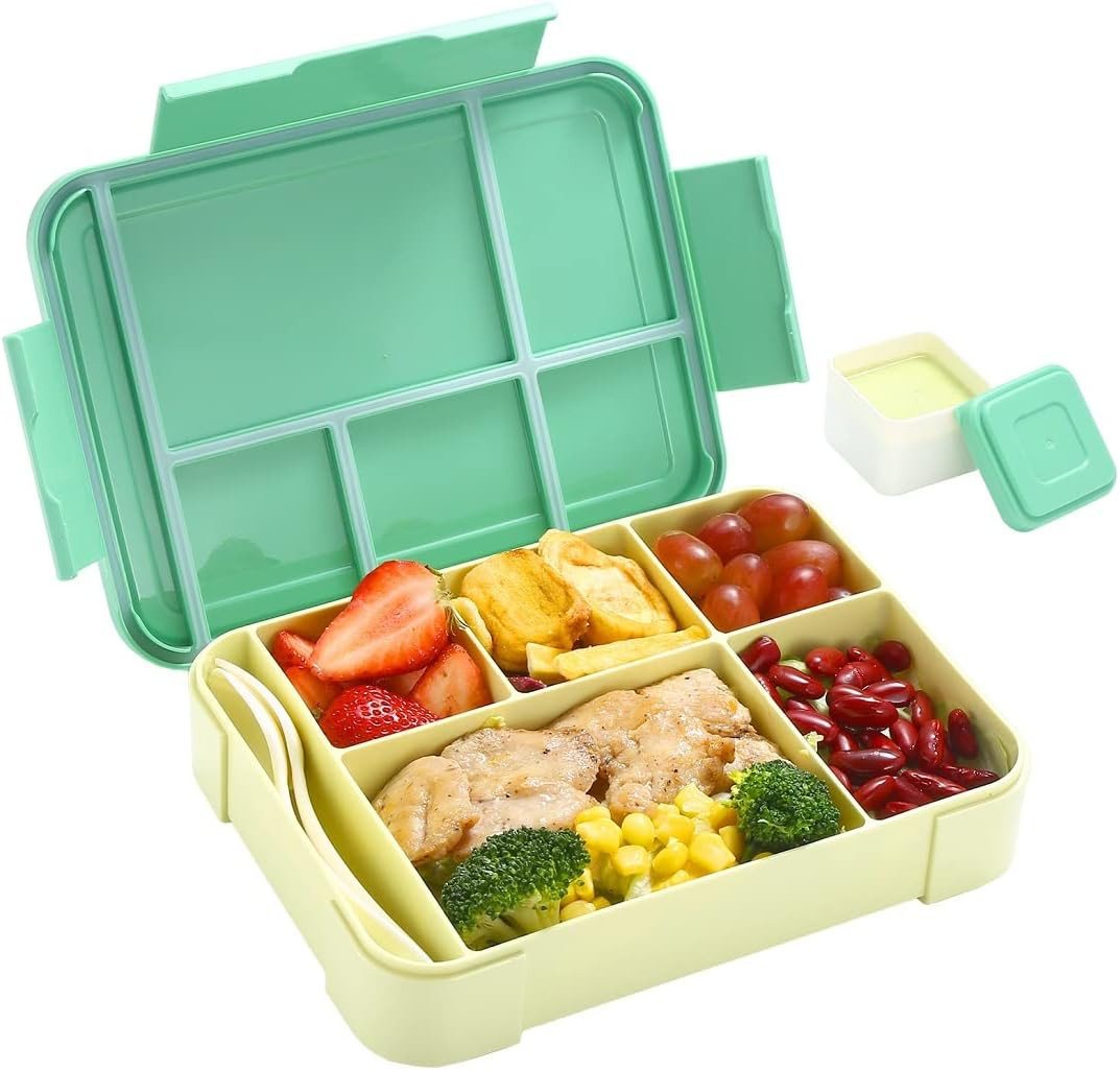 DOPWii Lunchbox KinderLunchbox, Brotdose–1300ML BPA Frei Bento Box Mit 5 Fächern DOPWii Lunchbox KinderLunchbox, Brotdose–1300ML BPA Frei Bento Box Mit 5 Fächern von DOPWii