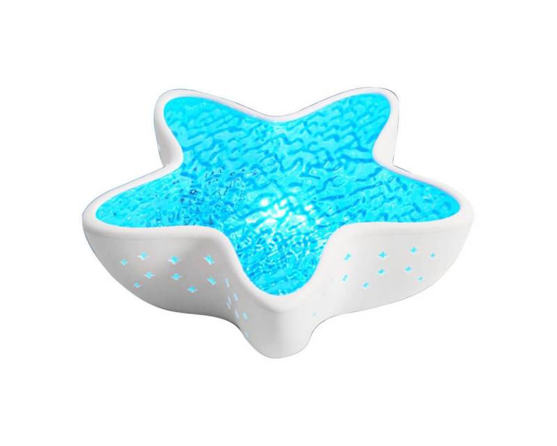 DOPWii Nachtlicht LED Sternenhimmel-Projektor Nordlicht-Effekt,für Kinder/Erwachsene, LED fest integriert, Wasserwellen-Nachtlicht,stufenlose Dimmung,Seestern-Ozean-Atmosphäre von DOPWii