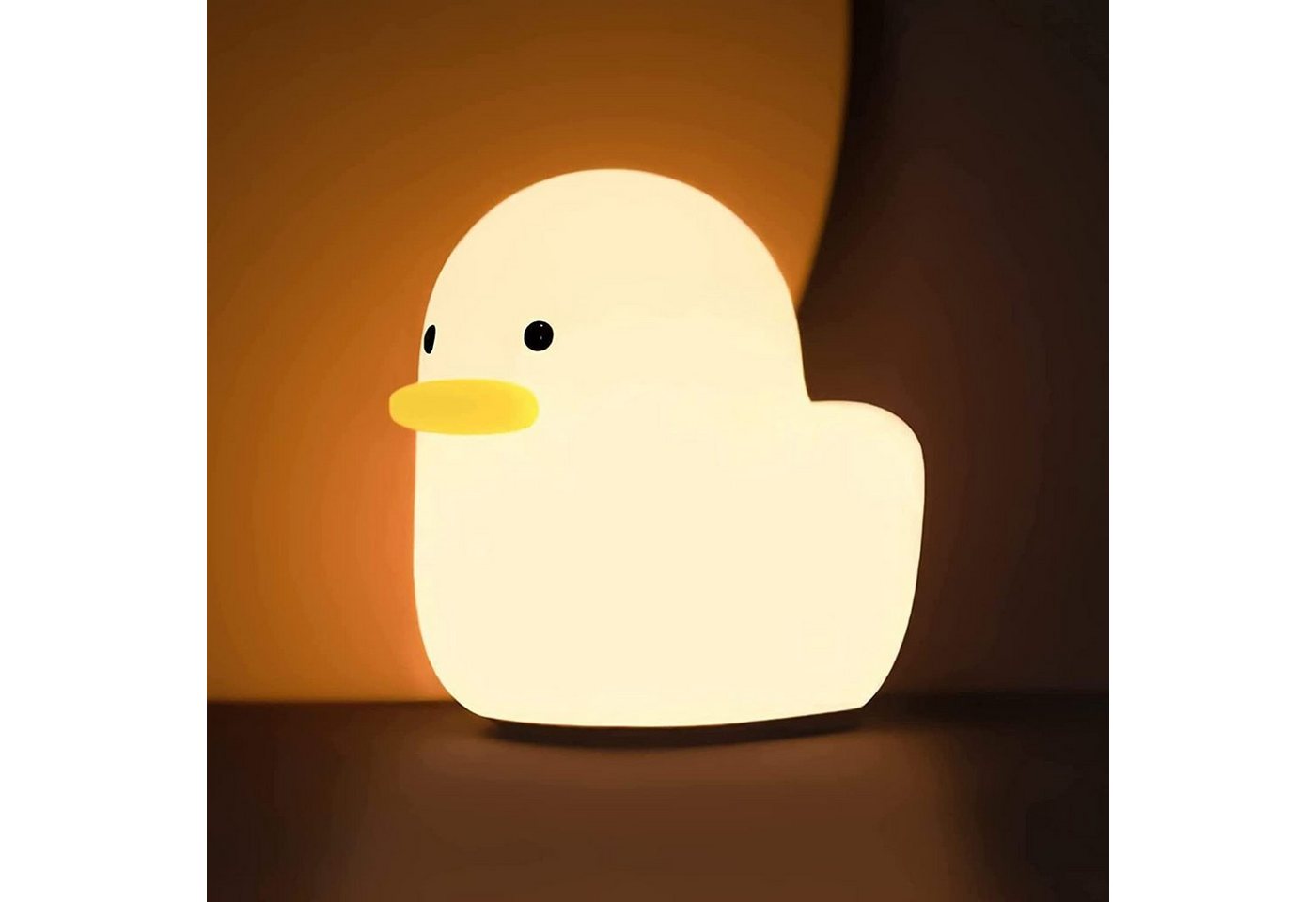 DOPWii Nachtlicht Silikon Led Enten Nachtlicht Dimmbar,mit Touch Sensor von DOPWii