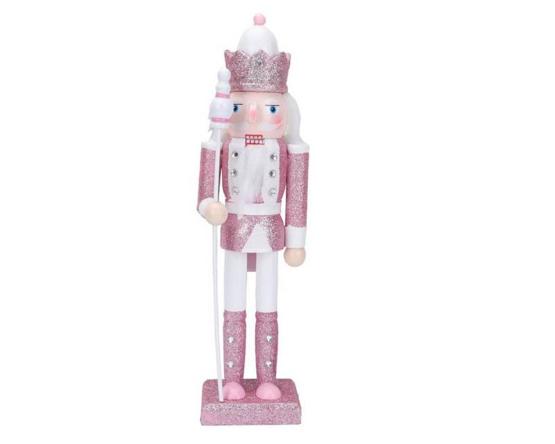 DOPWii Nussknacker Rosa Serie Nussknacker, 30CM Nussknacker Puppet Man Craft Ornament von DOPWii