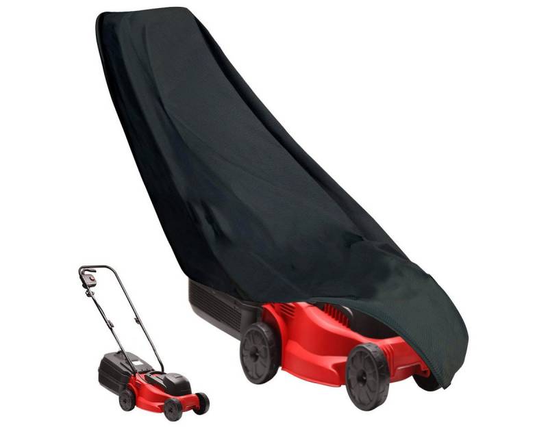 DOPWii Rasenmäher-Schutzhülle 76 x 25 x 44 Zoll Rasenmäher-Abdeckung - Polyester-Oxford-Stoff, mit Kordelzug,Rasenmäher-Abdeckung,wasserdicht, staubdicht & winddicht von DOPWii