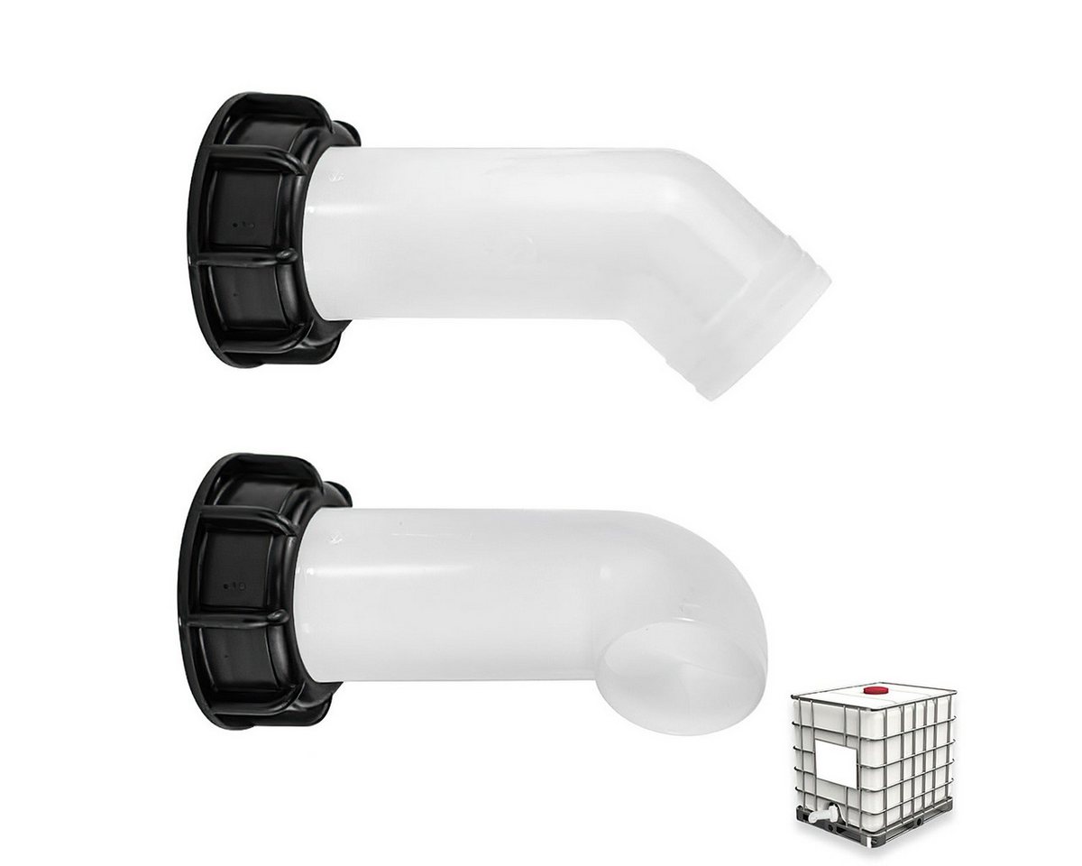DOPWii Regenwassertank 2 Stück IBC Auslaufstutzen Adapter, S60x6 Grobgewinde, Verlängerung & Schlauchanschluss für Regentonnen & Gartenbewässerung DOPWii Regenwassertank 2 Stück IBC Auslaufstutzen Adapter, S60x6 Grobgewinde, Verlängerung & Schlauchanschluss für Regentonnen & Gartenbewässerung von DOPWii