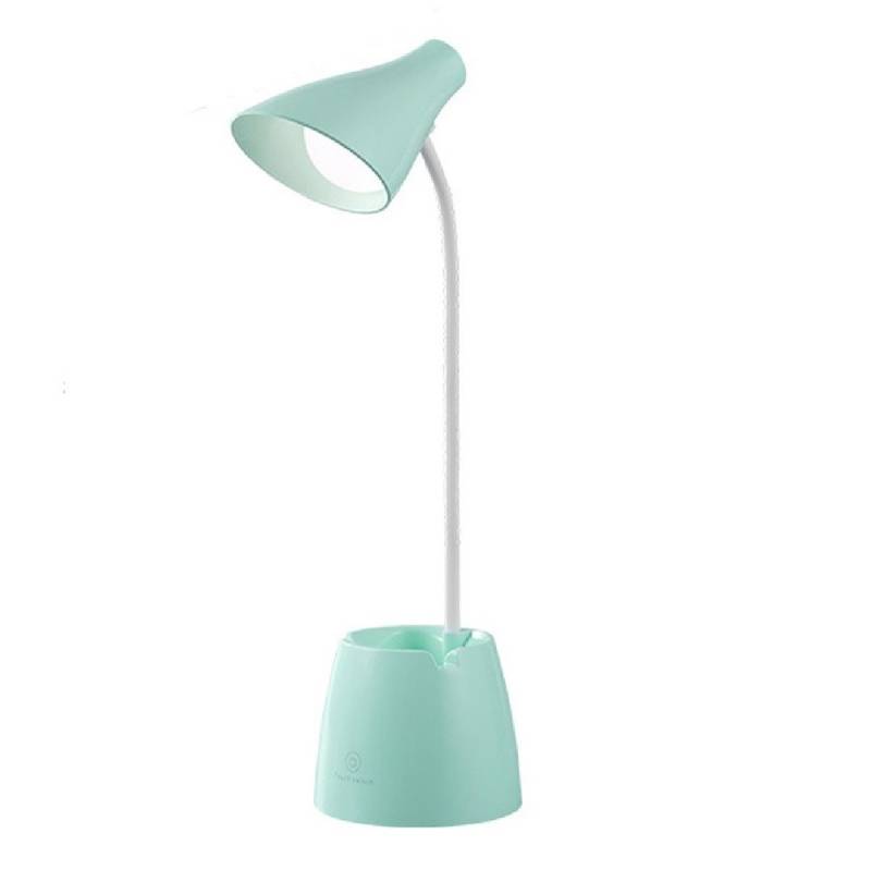 DOPWii Schreibtischlampe Schreibtischlampe mit Stifthalter,3 Helligkeitsstufen,Touch-Schalter, LED fest integriert von DOPWii