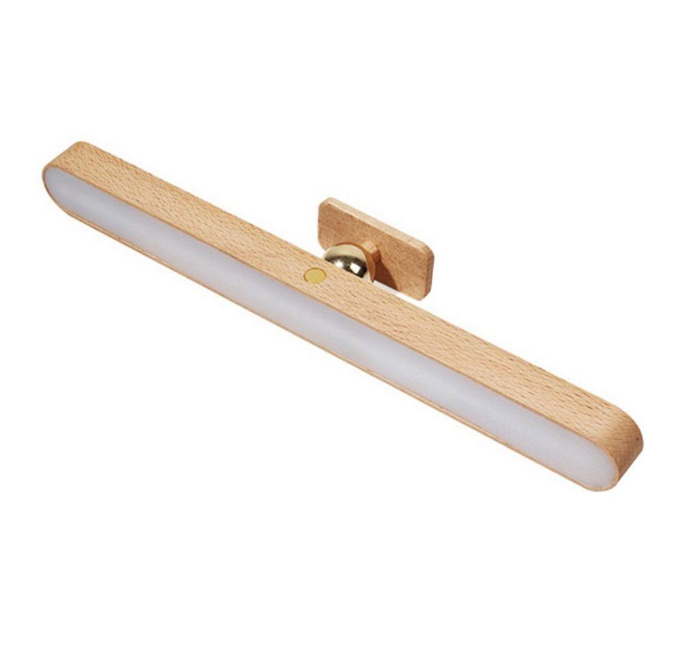 DOPWii Wandleuchte LED-Tischlampe aus Holz,4 W,360 Grad drehbar von DOPWii