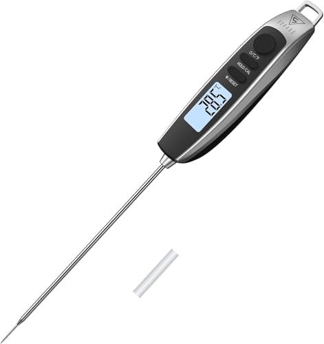 DOQAUS Fleischthermometer Grillthermometer Bratenthermometer Küchenthermometer Digital Thermometer mit 3s Sofortiges Auslesen für Küche, Kochen, Grill, BBQ von DOQAUS