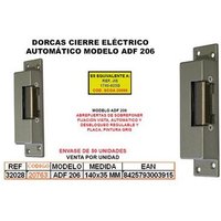 Dorcas - ADF/206 automatisches Elektroschloss mit verstellbarer Entriegelung und Platte 32028 von DORCAS
