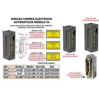 Automatisches Elektroschloss Dorcas 54/ABDF mit Entriegelung ohne Platten 5438-B2 von DORCAS
