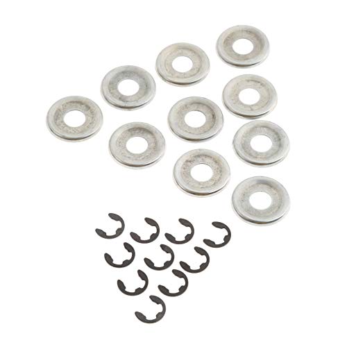 DORFEY 10 Sätze Kettensägen-Kupplungstrommel-Unterlegscheibe E-Clip-Kit Passend for S-t-i-H-L 017 018 019 021 025 MS170 MS180 MS250 Ersetzen for 9460 624 0801 von DORFEY
