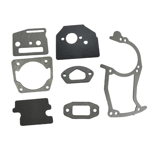 DORFEY 10 teile/los Kettensäge Zylinder Dichtung Vergaser Kurbelgehäuse Schalldämpfer Dichtung for 45 52 45cc 52cc 58cc 4500 5200 5800 Rasentrimmer(For Intake Pipe) von DORFEY