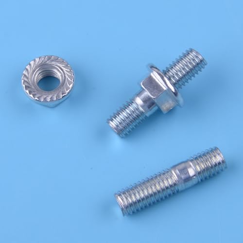 DORFEY 2 Set Schalldämpfer Auspuff Stud Mutter Fit for h0-n-d-a GX110 GX120 GX160 GX200 168F 170F 5,5 HP 6,5 HP Ersetzen DORFEY 2 Set Schalldämpfer Auspuff Stud Mutter Fit for h0-n-d-a GX110 GX120 GX160 GX200 168F 170F 5,5 HP 6,5 HP Ersetzen von DORFEY