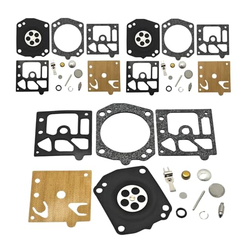 DORFEY 3-teiliges Vergaser-Membrandichtungs-Reparaturset for H-u-s-q-v-a-r-n-a 133 234 238 242 250RX 254 262 42 44 440 450 Ersatzteil ersetzen von DORFEY