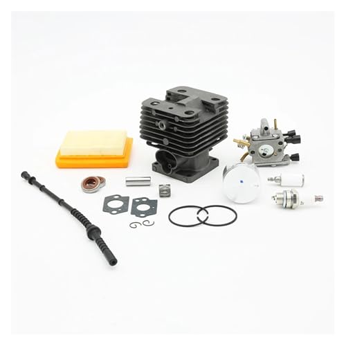 DORFEY 35mm 38mm 40mm Zylinderkolben Vergaser Luftfilter Kraftstoffschlauch Kit Fit for S-TIH-L FS120 FS250 FS200 Gartentrimmer Freischneider Teile(FS120 35MM) von DORFEY