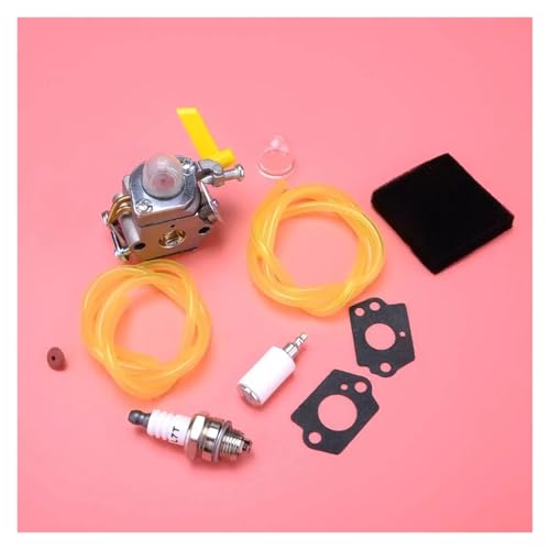 DORFEY Fit for Homelite UT-21506 UT-21907 308054001 Vergaser Carb Dichtung Zündkerze Kraftstoff Luftfilter Schlauch Linie Primer Birne Kit von DORFEY