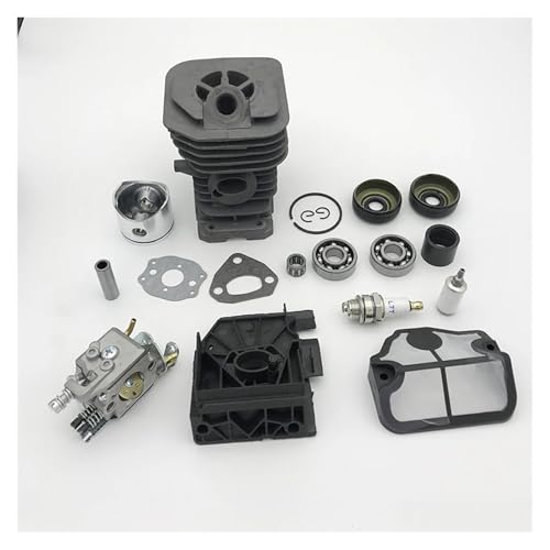 DORFEY For HUNDURE 40mm Zylinderkolben Zündkerze Vergaser Carb Luftfilter Kit Fit for H-u-s-q-v-a-r-n-a 142 141 Kettensäge Kettensäge Ersatzteile von DORFEY