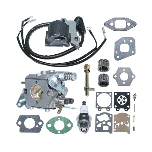 DORFEY Passend for Partner 350 351 370 Kettenspanner Spanner Carb Reparatur Dichtungssatz Kettensäge Ersatzteil Ersetzen Zündspule Vergaser von DORFEY