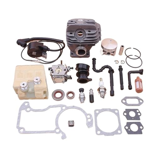 DORFEY Passend for S-t-i-H-L MS260 026 Vergaser Zündspule Luft Kraftstofffilterleitung Ansaugkrümmerdichtung Kettensäge 44mm Zylinderkolbensatz DORFEY Passend for S-t-i-H-L MS260 026 Vergaser Zündspule Luft Kraftstofffilterleitung Ansaugkrümmerdichtung Kettensäge 44mm Zylinderkolbensatz von DORFEY