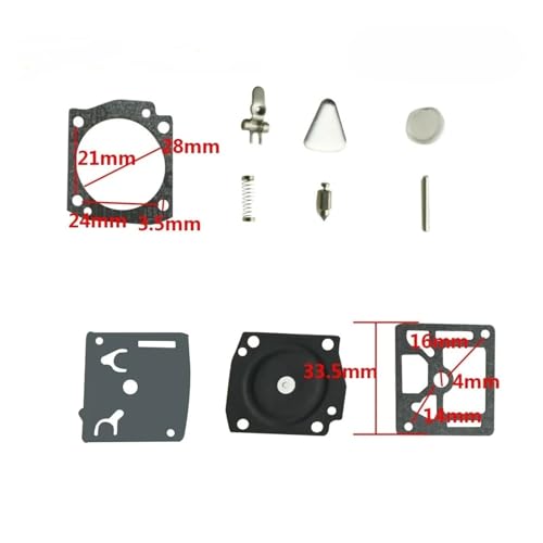 DORFEY RB-31 Vergaserreparatur- und Wiederaufbau-Membrandichtungssatz passend for S-t-i-H-L 034 036 MS360 034 for Zama C3A for H-u-s-q-v-a-r-n-a 365 362 371 372 372XP RB 31 DORFEY RB-31 Vergaserreparatur- und Wiederaufbau-Membrandichtungssatz passend for S-t-i-H-L 034 036 MS360 034 for Zama C3A for H-u-s-q-v-a-r-n-a 365 362 371 372 372XP RB 31 von DORFEY
