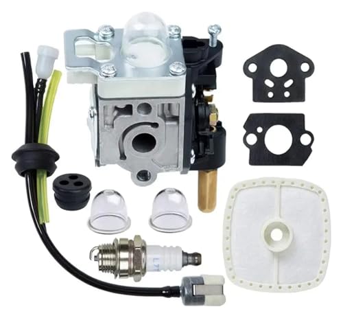 DORFEY SRM-210 GT-200R Vergaser-Kit passend for SRM-230 HC-150 PE-200 PPF-210 PAS-230 Carb Primer Bulb Luftfilter String Hedge Trimmer Edger von DORFEY