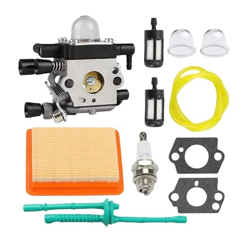 DORFEY Vergaser Passend For S-t-i-h-l MM55 MM55C Multi Trimmer Motor For ZaMa C1Q-02 C1Q-02A 4601-120-0600 Vergaser Gartenwerkzeugteile(MM55 Kit) von DORFEY