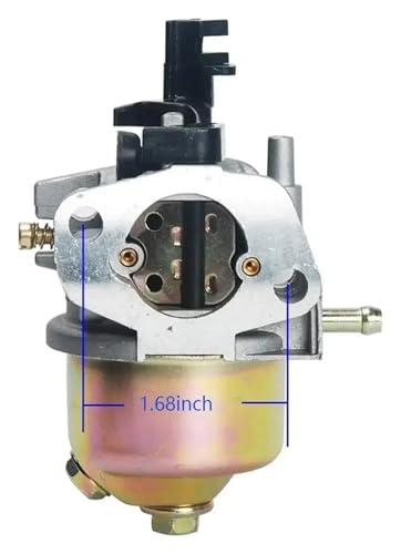 DORFEY Vergaser passend for Champion Power Equipment 3500 4000 for Watt-Gasgenerator-Motor, Vergaser mit Kraftstofftank-Absperrventil, Zündkerzensatz von DORFEY