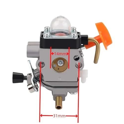 DORFEY Vergasermotor passend for Fs87 90 100 110 Vergaser-Kit Fs90r 100 87r S90k Fs100 Rasenmäher Carb(FS90R Kit 2) von DORFEY